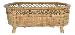 Woven Wicker Basket on Feet