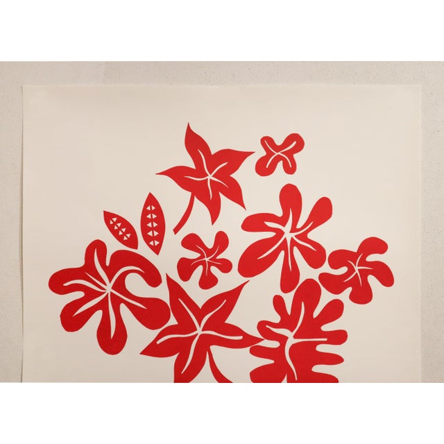 Italian 2008 Italian Art Poster, Vase Iv, Red - Marco Del Re For Sale - Image 3 of 3