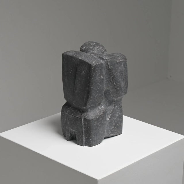 Jan Keustermans, Abstract Sculpture, Belgian Blue Stone For Sale - Image 18 of 18
