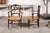 Brown Pair of 19th C. Rush Seat Armchairs From France For Sale - Image 8 of 13