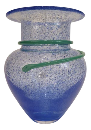 Blown Glass Vase by Monica Backström for Kosta Boda, 1980s