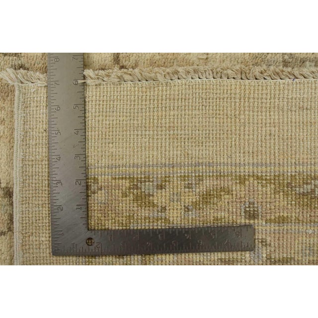 Ziegler Rug 9'11'' X 13'9'' Beige Wool Traditional Hand-Knotted Oriental Carpet For Sale - Image 12 of 12