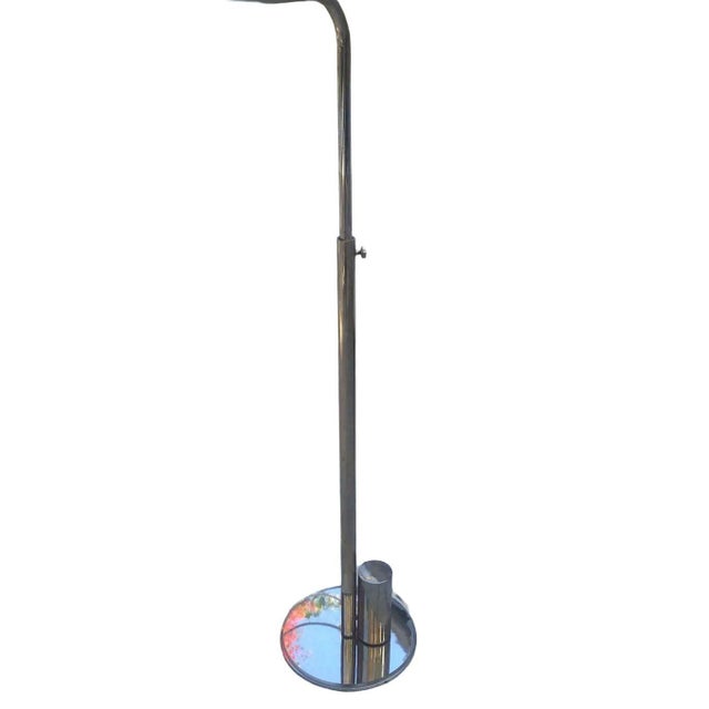 1960s 1960s Charles Hollis Jones Chrome Ball Line Reading Lamp For Sale - Image 5 of 6