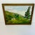 American 1950s Vintage Impressionist Americana Folk Art Original Oil Landscape Painting, Artist Signed. For Sale - Image 3 of 11