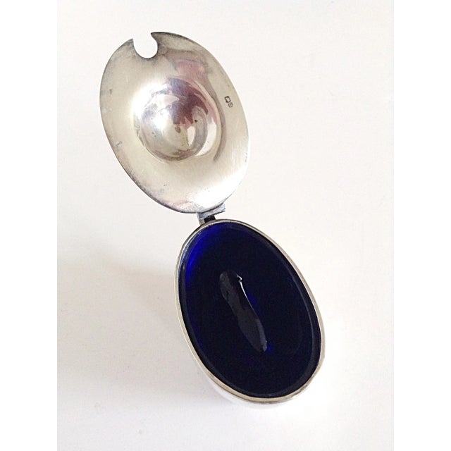 English 1930s English Sterling Mustard Pot For Sale - Image 3 of 4