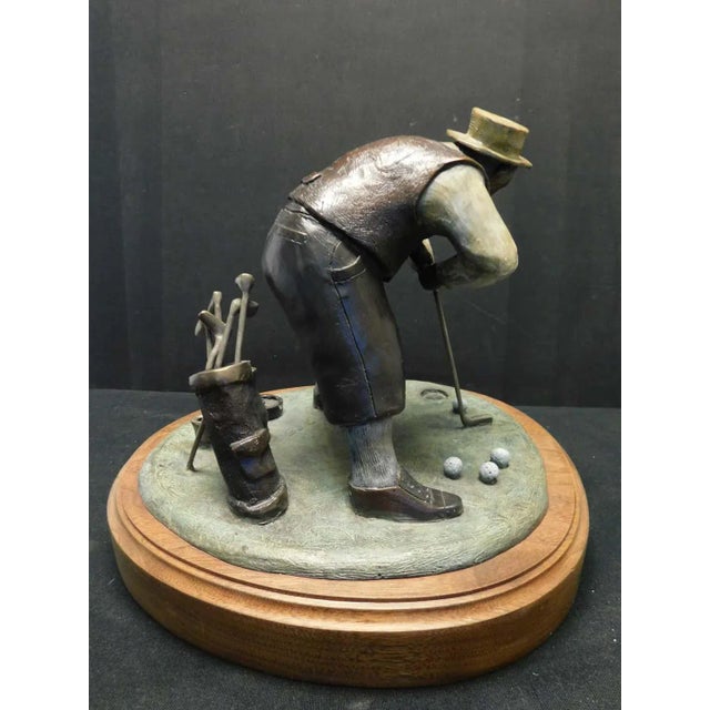 "Green" Limited Edition Bronze Sculpture by Anton Arkhipov Hand Singed by the Artist Size : 10" H Base size : 12" x 10"...