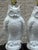 Hollywood Regency Vintage Hollywood Regency White Ceramic Owl Table Lamps - Pair For Sale - Image 3 of 12