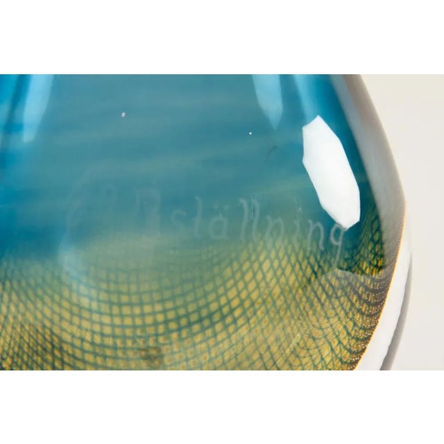 Mid-Century Kraka Glass Vase by Sven Palmqvist for Orrefors, 1960s For Sale - Image 10 of 18