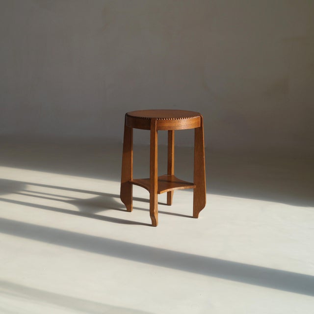 1920s Dutch Amsterdam School Art Deco Occasional Table, 1920s For Sale - Image 5 of 16