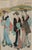 One of my favorite Ukiyo-e woodblocks, Three Women in the Rain from the Series of Current Manners in Eastern Brocade....