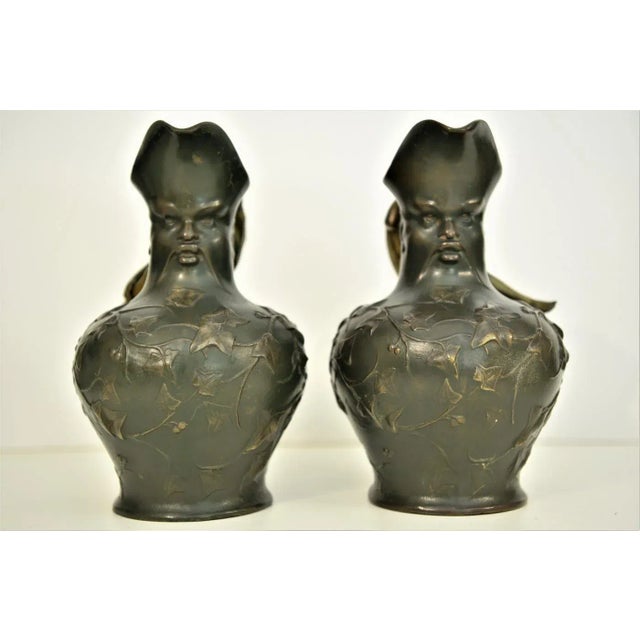 Art Nouveau Pitchers from Charles Théodore Perron, 1900s, Set of 2 For Sale - Image 3 of 13