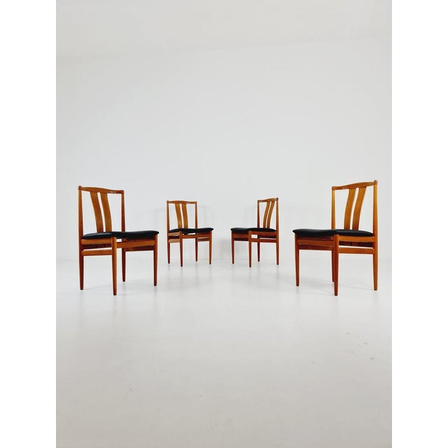 Mid-Century Danish Teak Dining Chairs by Henning Sørensen, 1960s, Set of 4 For Sale - Image 11 of 11