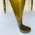 19th Century English Cast Brass Fireplace Footman Kettle Stool with Cabriole Legs For Sale - Image 10 of 13