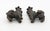 Late 19th Century Late 19th Century Pair of Bronze Burmese Chinthe Temple Guardian Lions For Sale - Image 5 of 6