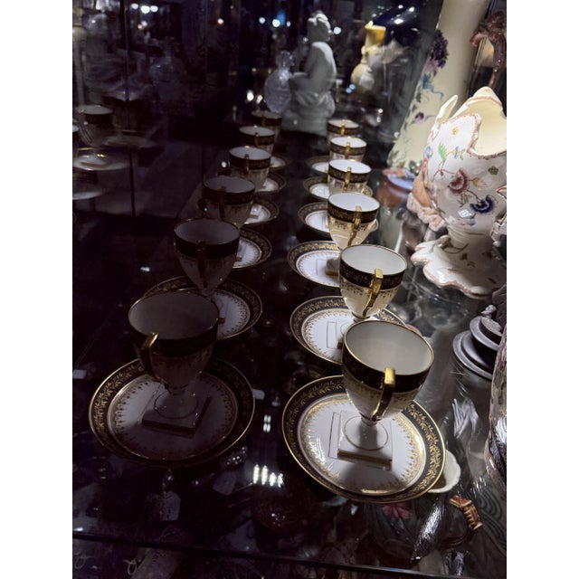 Empire Gold-Plated Coffee Service, Set of 12 For Sale - Image 13 of 14
