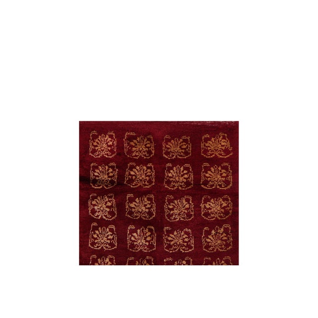 1960s Vintage Wool Turkish Tulu Rug 3'7'' X 7'7'' For Sale - Image 4 of 10