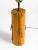 Mid-Century Modern 1950s Wood and Leather Strap Table Lamp For Sale - Image 3 of 8