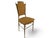 Brass and Mustard Velvet Chairs, 1960s, Set of 6 For Sale - Image 4 of 15