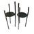 Brutalist Black Iron Metal Twig Candle Holder MCM Decor For Sale - Image 4 of 7