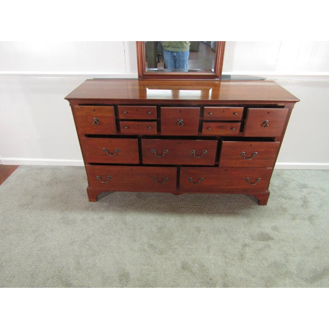 Wood 1990s Lexington Bob Timberlake Solid Cherry Dresser With Mirror For Sale - Image 7 of 10