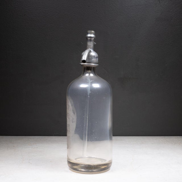 Antique Henry Krick Co. Santa Fe, New Mexico Seltzer Siphon Bottle c.1910 For Sale - Image 4 of 7