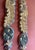 18th Century Antique Italian Polychrome Painted Handcarved Pilaster Friezes, Set of 2 For Sale - Image 13 of 18