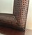 Coastal Vintage Regtangle Rattan Mirror For Sale - Image 3 of 5