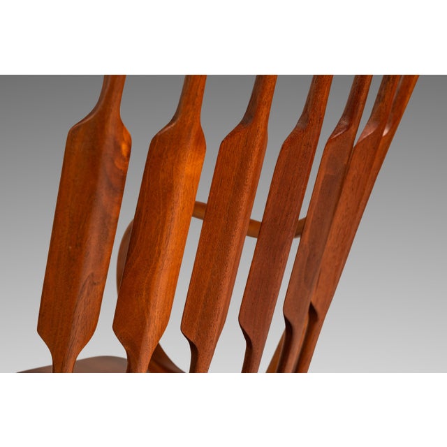 Set of Two (2) Mid-Century Modern Windsor Centennial Chairs in Solid Walnut Attributed to Kipp Stewart for Drexel, Usa, C. 1960's For Sale - Image 12 of 18