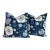 Early 21st Century Floral Linen Pillows- a Pair For Sale