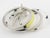 Transparent Emilio Pucci Stacked Silvered Spacer Bracelet Bangle with Lucite and Silk For Sale - Image 8 of 13