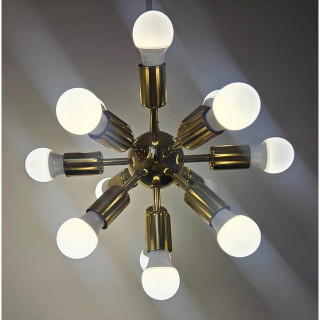 Mid-Century Space Age Sputnik Chandelier, 1970s For Sale - Image 13 of 16