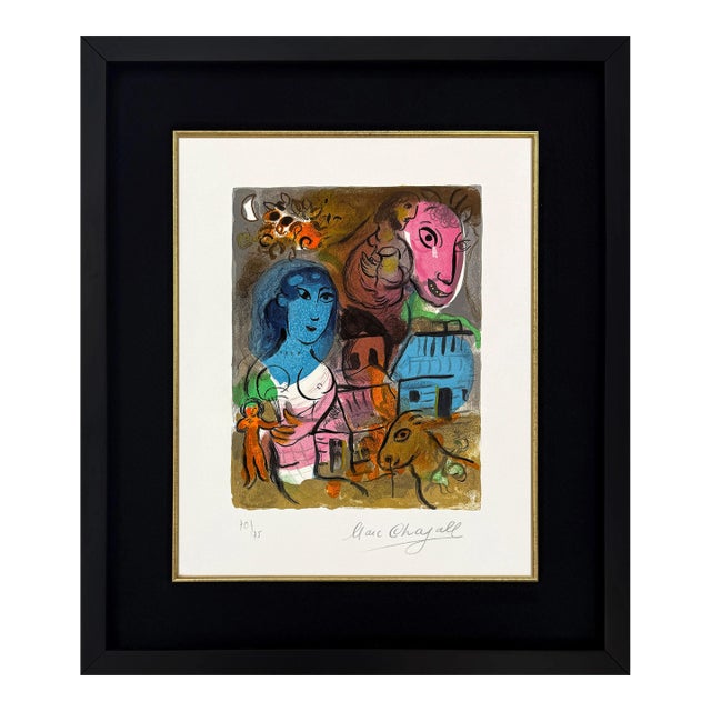 Marc Chagall, XXe Siecle Homage a Marc Chagall, Hand Signed Lithograph, Mourlot 572, 1969 For Sale
