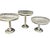 Silver-Plated Pedestal Trio, Set of 3 For Sale - Image 4 of 8