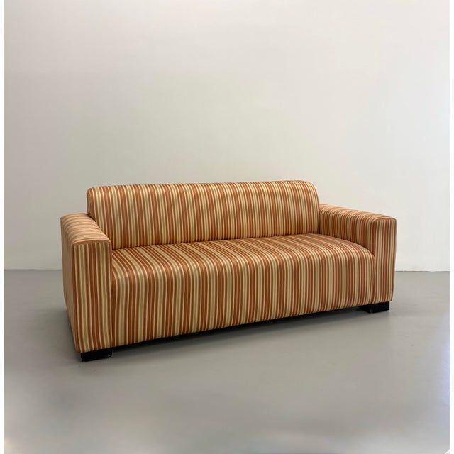 Postmodern Vintage Postmodern Striped Sofa For Sale - Image 3 of 7