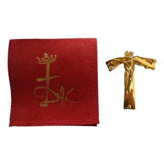 Christ of Saint John of the Cross Pendant in the style of Salvador Dali For Sale