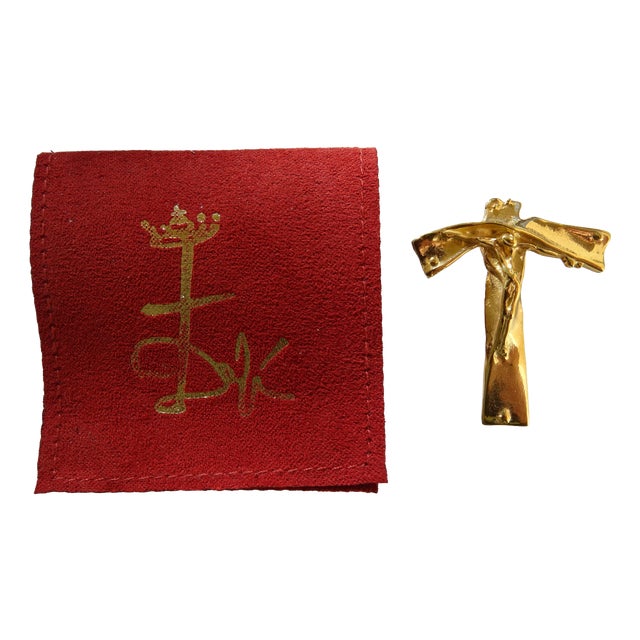 Christ of Saint John of the Cross Pendant in the style of Salvador Dali For Sale
