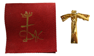 Christ of Saint John of the Cross Pendant in the style of Salvador Dali