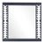 Fleur Home Audubon Spruce Square Mirror in Hale Navy, 48x48 For Sale