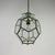 Italian Brass and Beveled Glass Pendant Light in the style of Adolf Loos, 1960s For Sale - Image 6 of 11