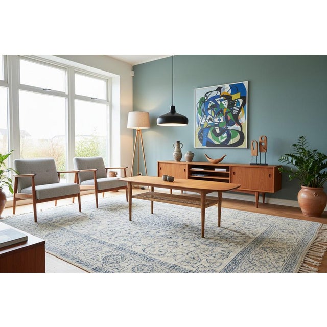 Danish Coffee Table attributed to Børge Mogensen for Fredericia Stolefabrik, 1950s For Sale - Image 13 of 14