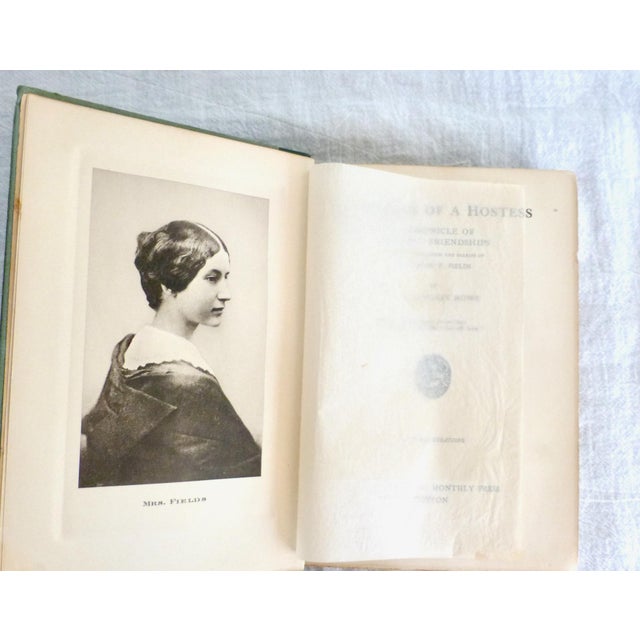 "Memories of a Hostess" by M.A. DeWolfe Howe is a 1922, 1st St Ed, 2nd printing hardcover, from Atlantic Monthly Press....