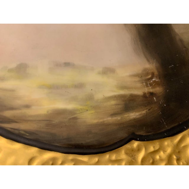 Ceramic 19th C Royal Vienna 11” Hand Painted Asti’s “Beauty” Portrait Charger Dated 1904 For Sale - Image 7 of 9