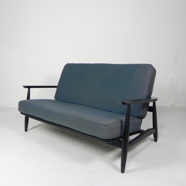 Mid-Century Modern Vintage Bench in the style of Viko Baumritter, 1960s For Sale - Image 3 of 18