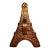 Large Vintage Eiffel Tower Cookie Cutter in Copper For Sale