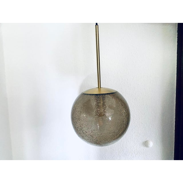 Mid-Century Modern Mid-Century Globe Air Bubbles Ball Hanging Lamp from Peill & Putzler, 1960 For Sale - Image 3 of 13