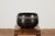 Burmese Vintage Black Lacquer Bowl with Silver Toned Frieze of Palmettes For Sale - Image 10 of 12
