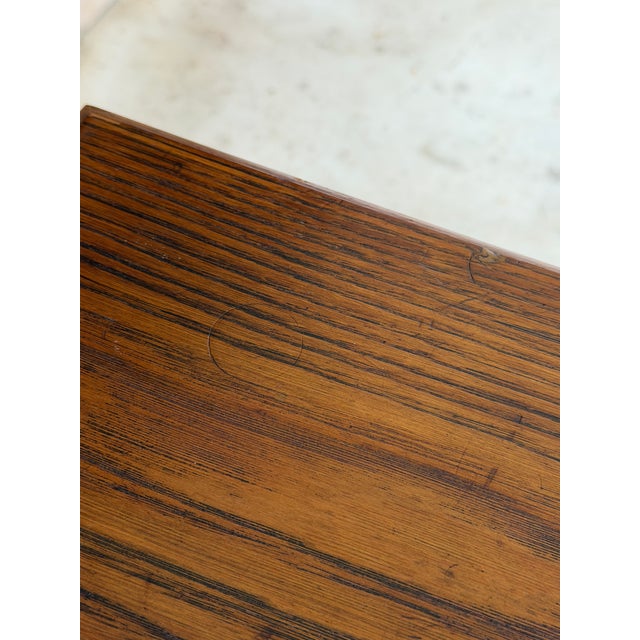 Antique Victorian Tortoiseshell Bamboo Pedestal Side Table, Circa 1900 For Sale - Image 9 of 12