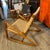 Boho Chic Teak and Natural Rope Rocking Chair | Chairish
