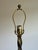 Baker Furniture Company Late 20th Century Attributed to Baker Twisted Bronze Tone Floor Lamp With Custom Shade For Sale - Image 4 of 6