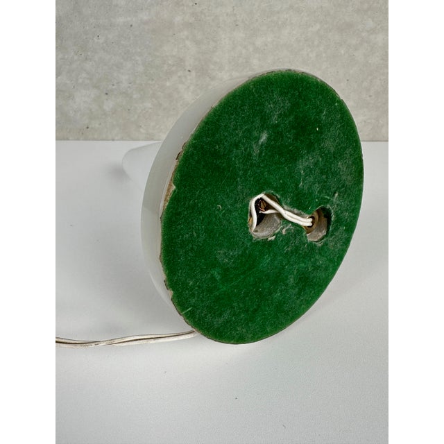 Vintage Mood Lamp in Opaline Glass For Sale - Image 9 of 10